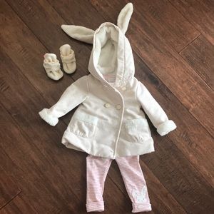 Piper & Posie Coat + Zutano Booties